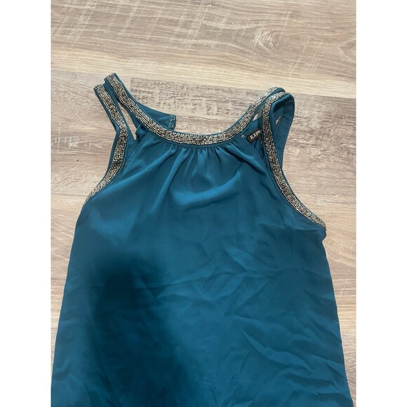 Express Tank Top Blouse with beads size xs dress wear - Picture 2 of 7